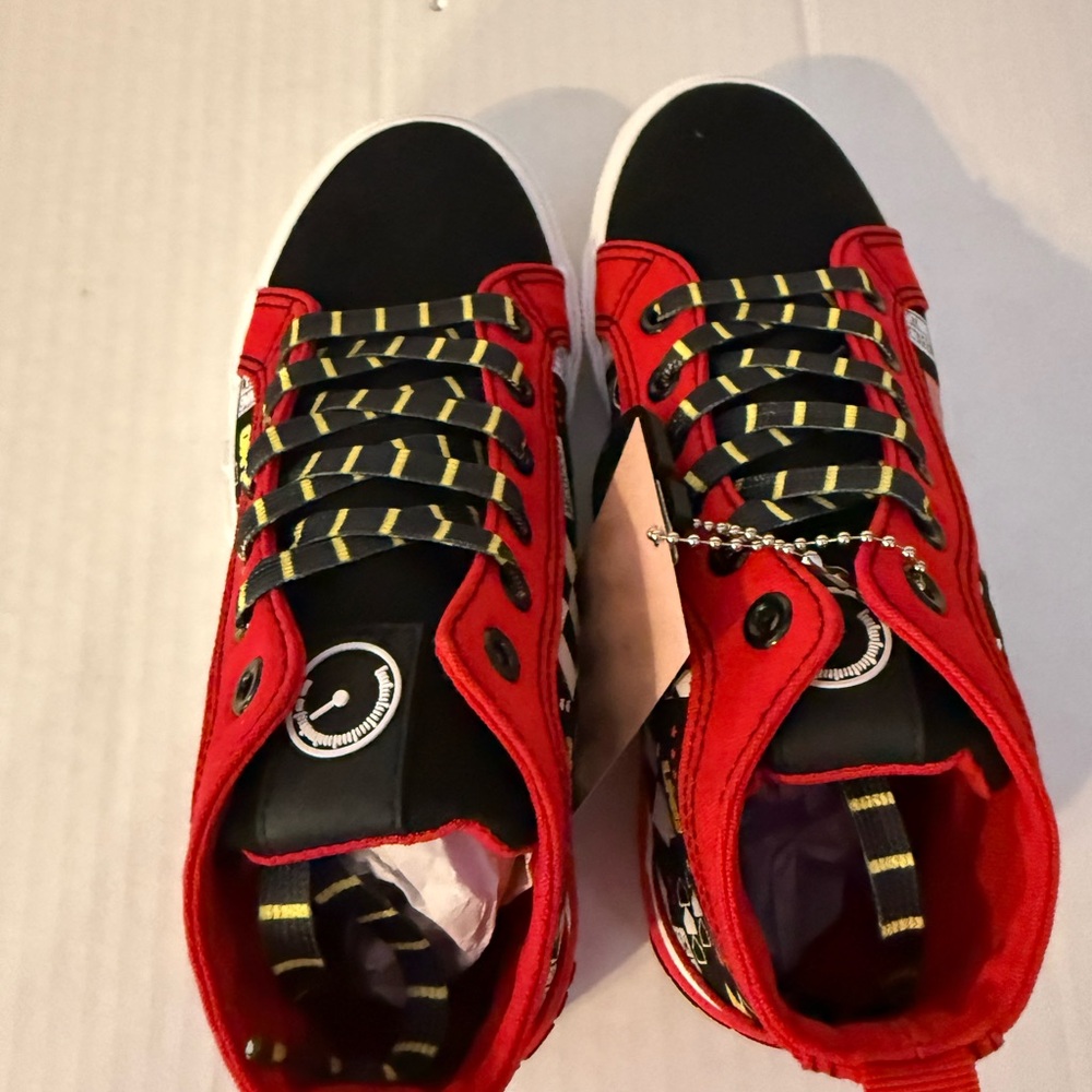 Kids Red and Black Sneakers